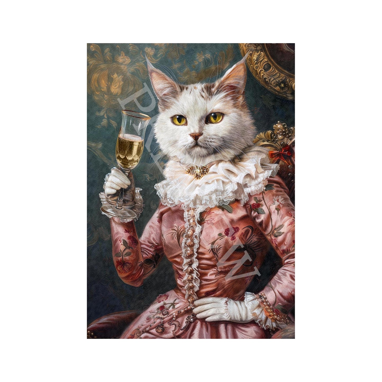 Cat_Champagne_Print_Only_-_Vintage_Panda_Designs