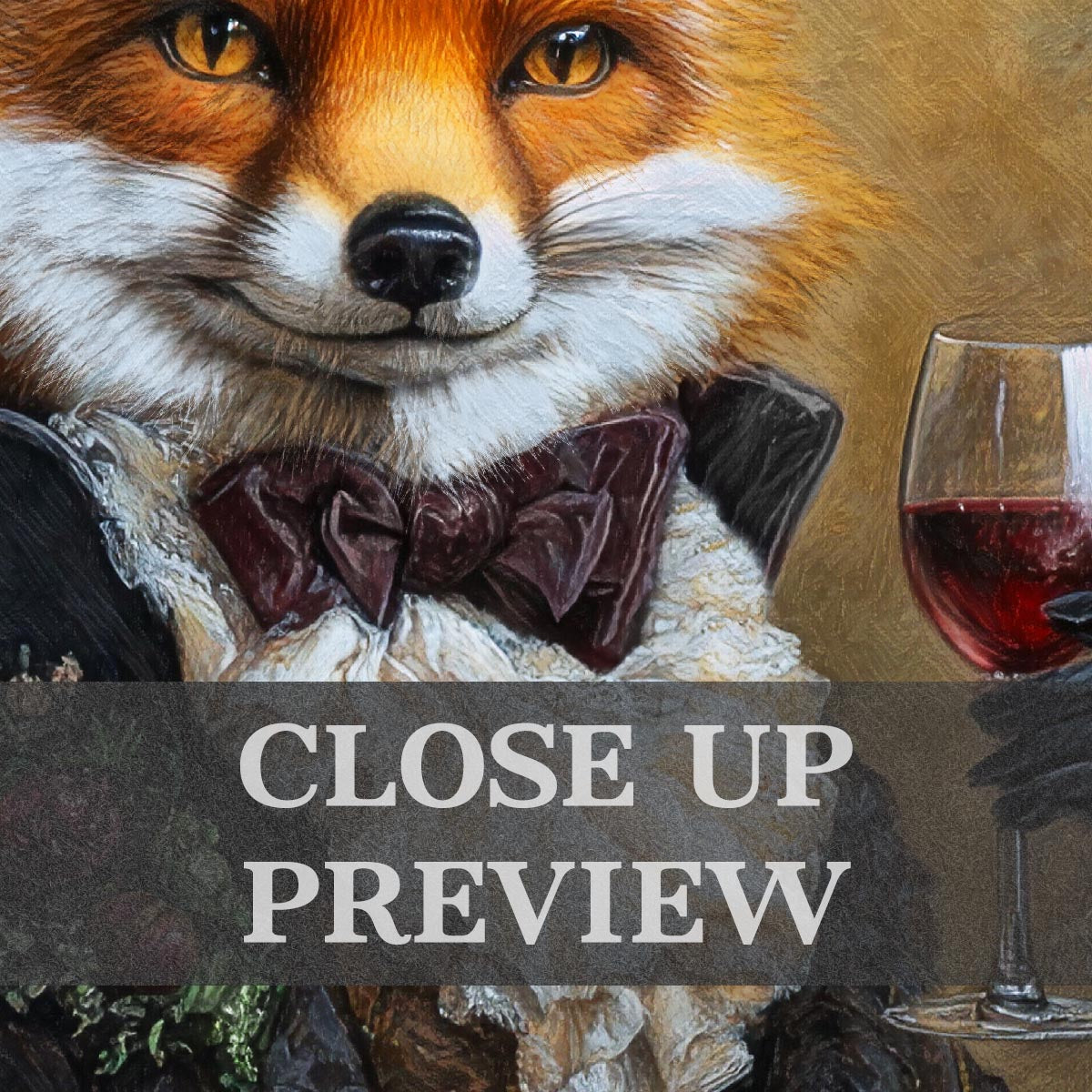 Fox_Red_Wine_Portrait_Close_Up_-_Vintage_Panda_Designs