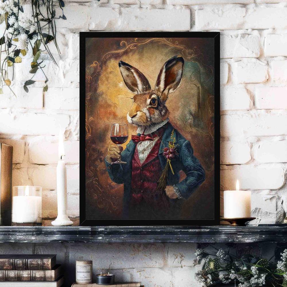 Hare_with_Wine_Portrait_Featured_Image_-_Vintage_Panda_Designs