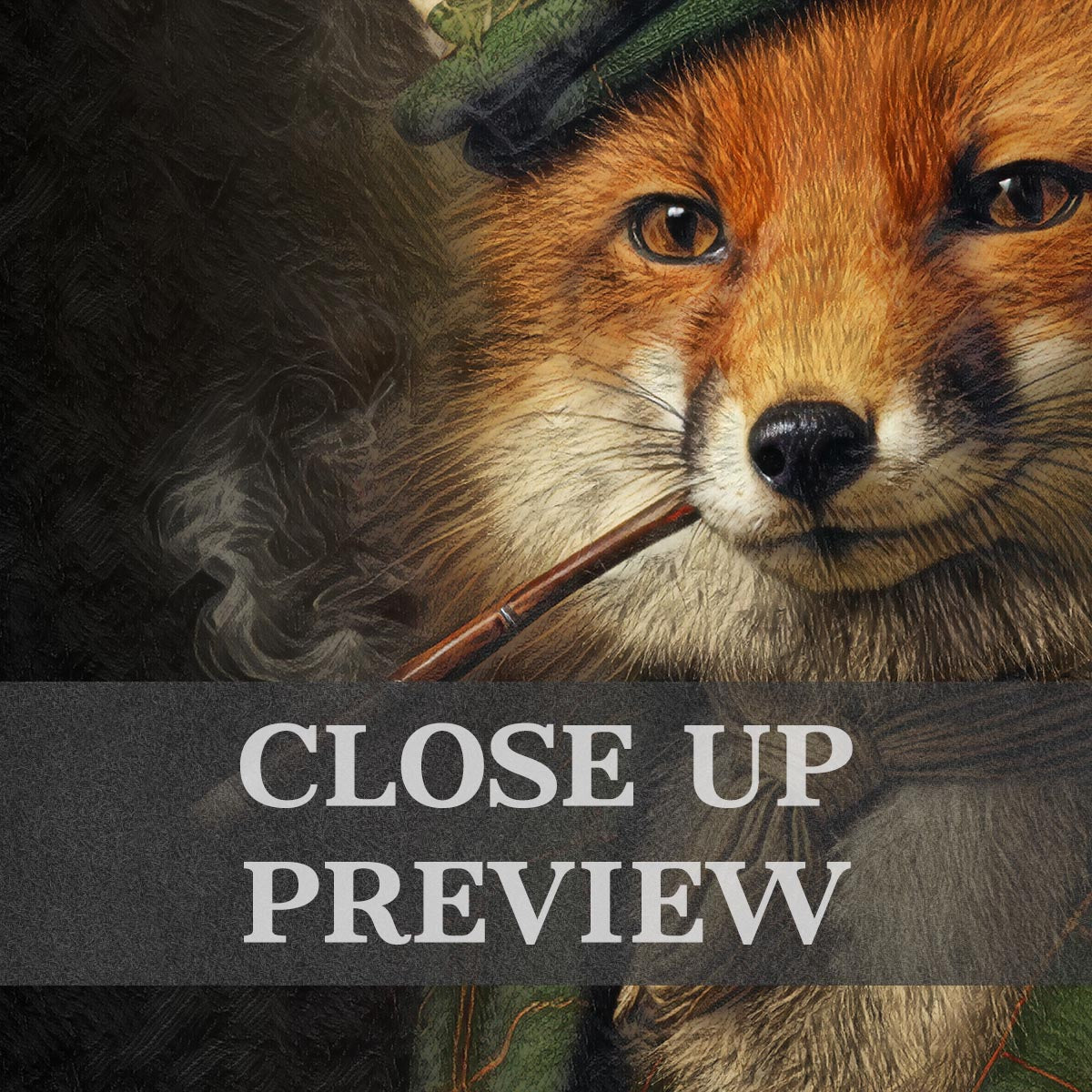 Irish_Fox_Gentleman_Close_Up_-_Vintage_Panda_Designs