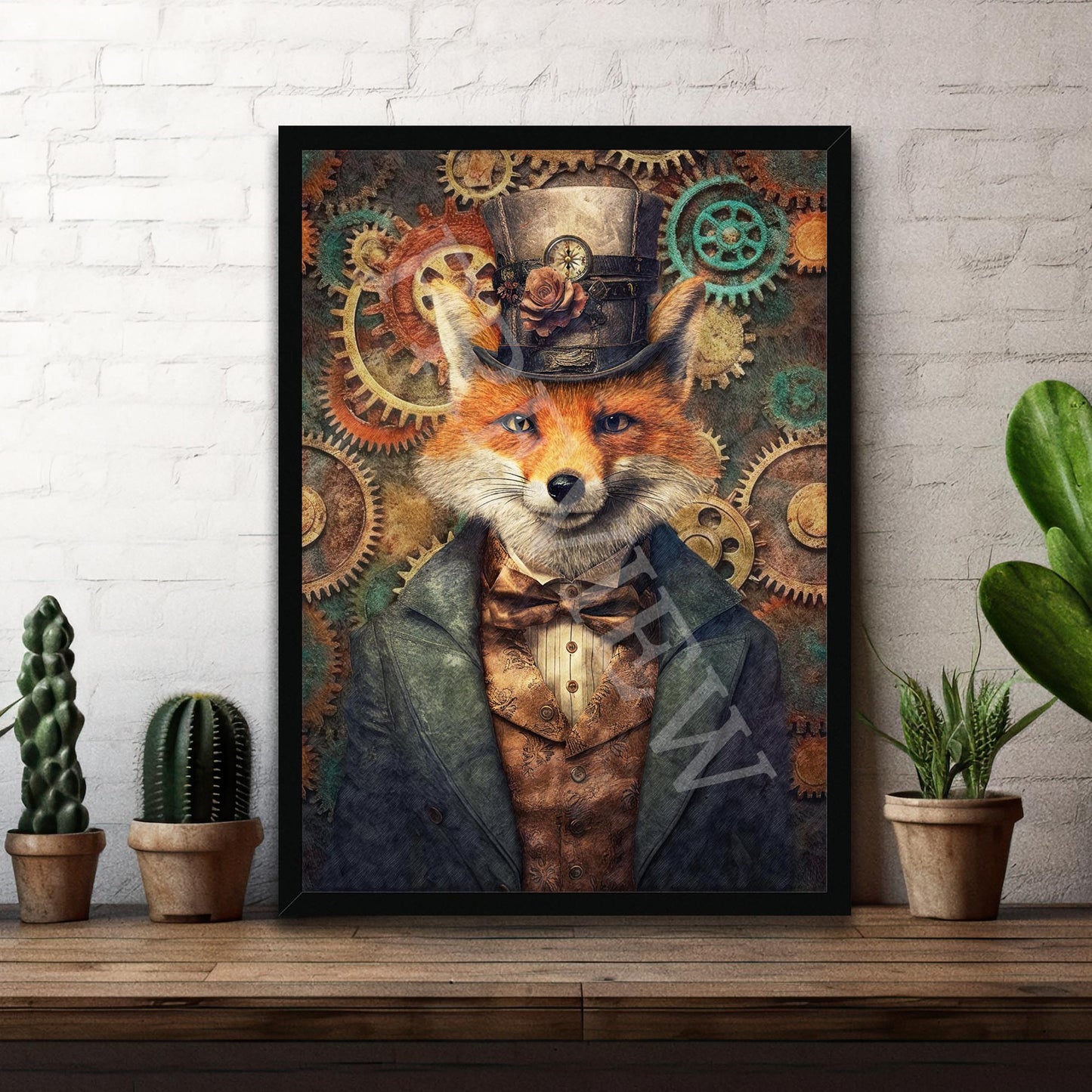 Steampunk_Fox_Frame_Example_2_-_Vintage_Panda_Designs
