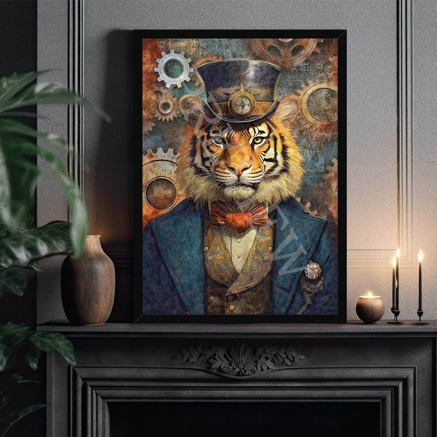 Steampunk_Tiger_Frame_Example_3_-_Vintage_Panda_Designs