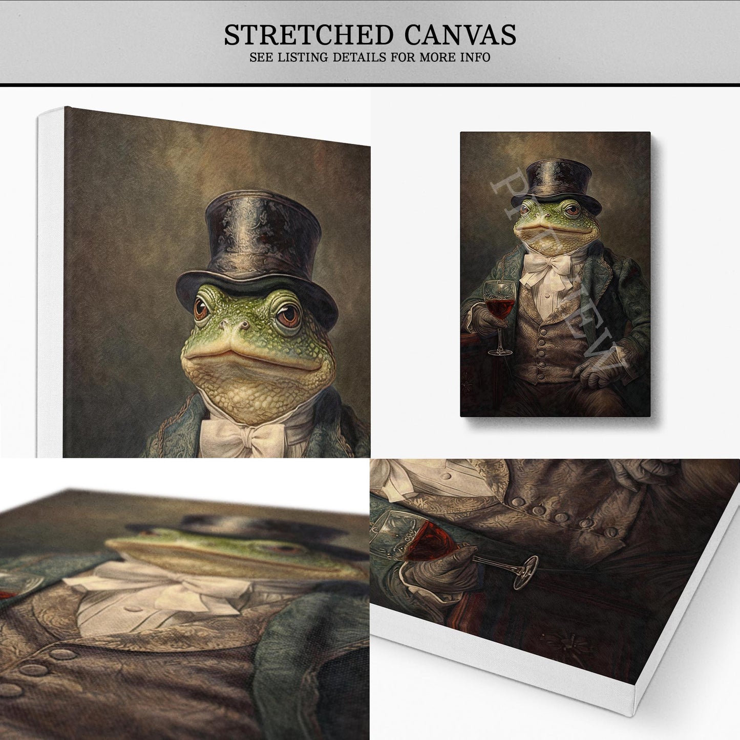Vintage_Gentleman_Toad_Stretched_Canvas_-_Vintage_Panda_Designs