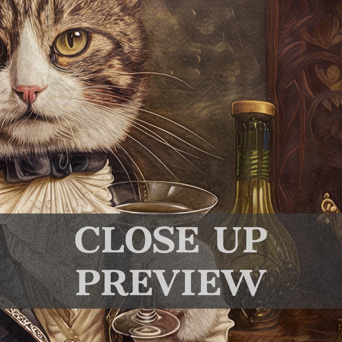 Cat_with_Cocktail_Close_Up_-_Vintage_Panda_Designs