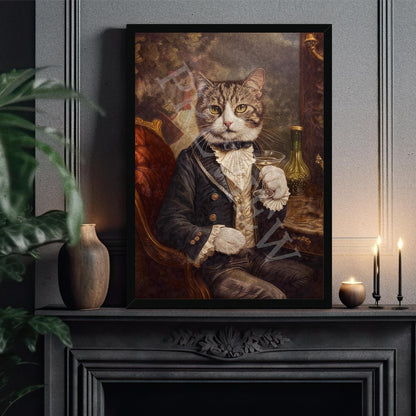 Cat_with_Cocktail_Frame_Example_2_-_Vintage_Panda_Designs