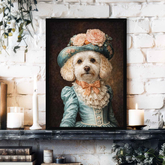 Cavapoo_Lady_Portrait_Featured_by_Vintage_Panda_Designs