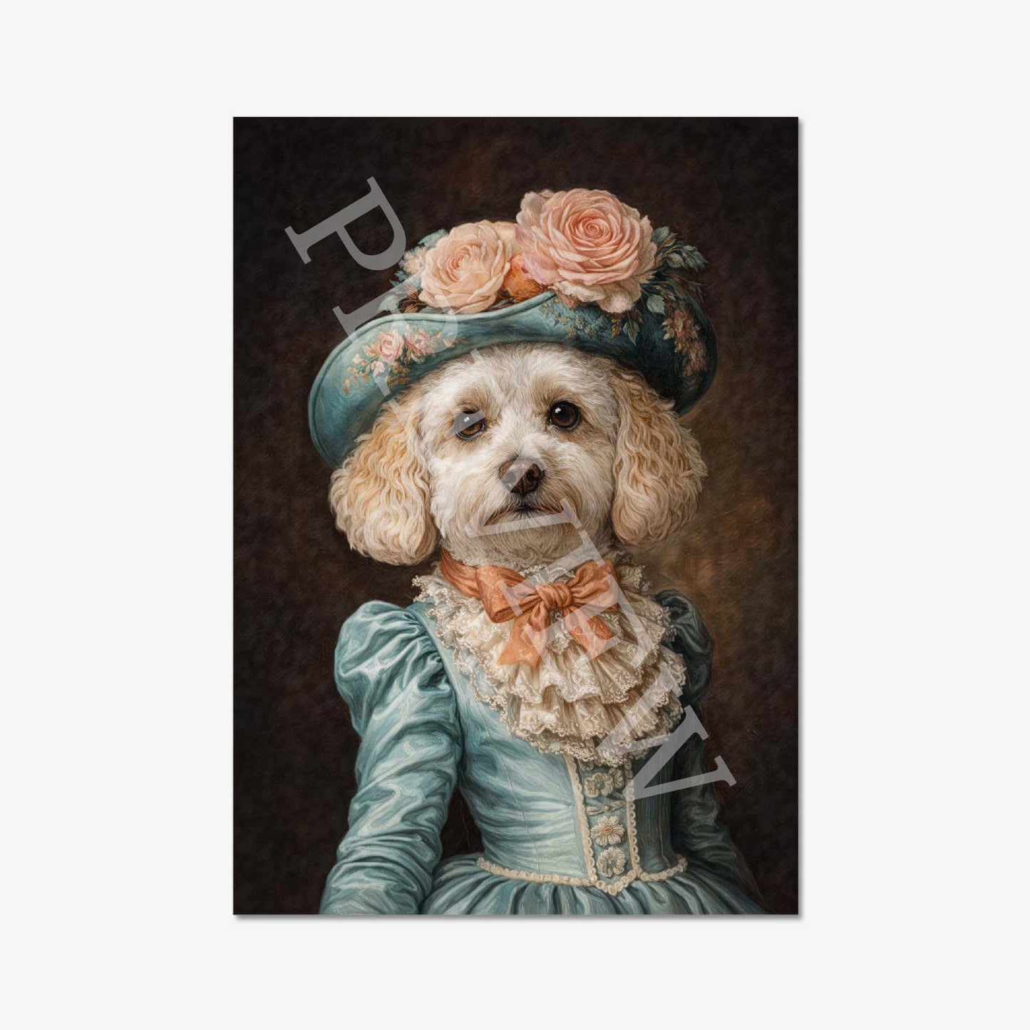 Cavapoo_Lady_Portrait_Print_Only_by_Vintage_Panda_Designs
