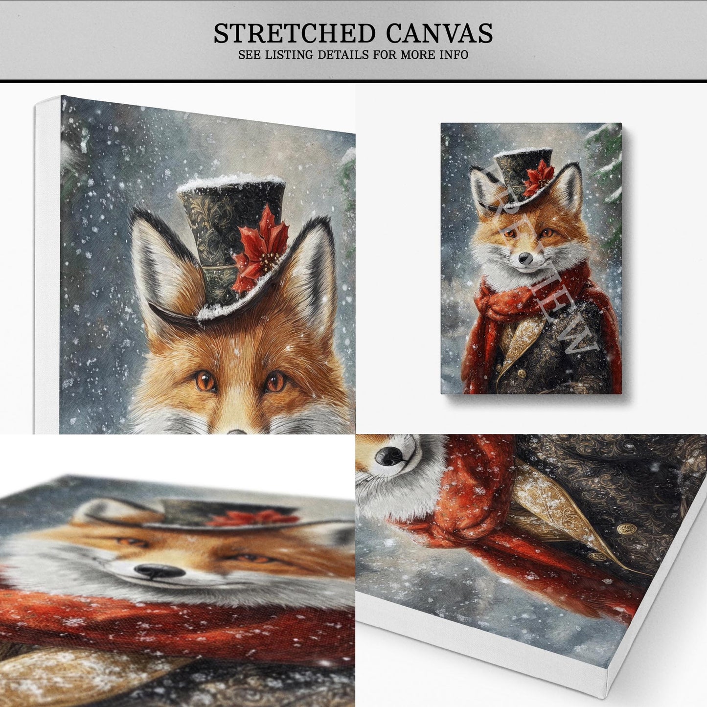 Christmas_Winter_Fox_Canvas_-_Vintage_Panda_Designs