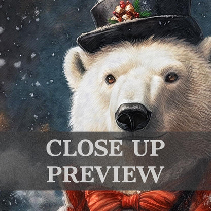 Christmas_Winter_Polar_Bear_Close_Up_-_Vintage_Panda_Designs