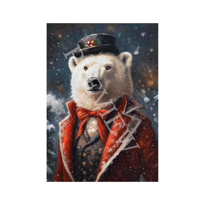 Christmas_Winter_Polar_Bear_Print_-_Vintage_Panda_Designs