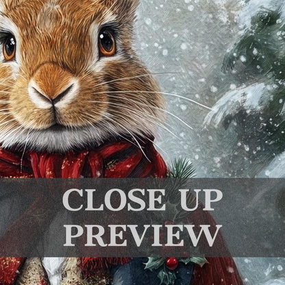 Christmas_Winter_Rabbit_Hare_Close_Up_-_Vintage_Panda_Designs