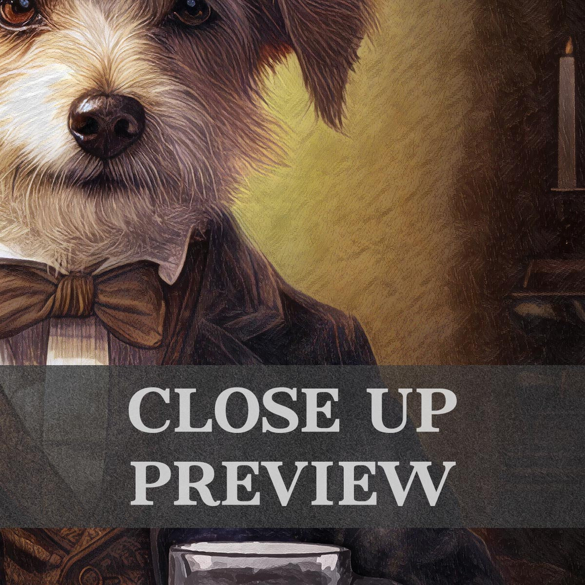 Dog_with_Pint_Portrait_Close_Up_-_Vintage_Panda_Designs