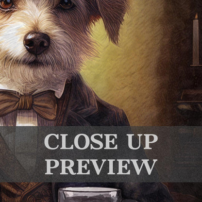 Dog_with_Pint_Portrait_Close_Up_-_Vintage_Panda_Designs