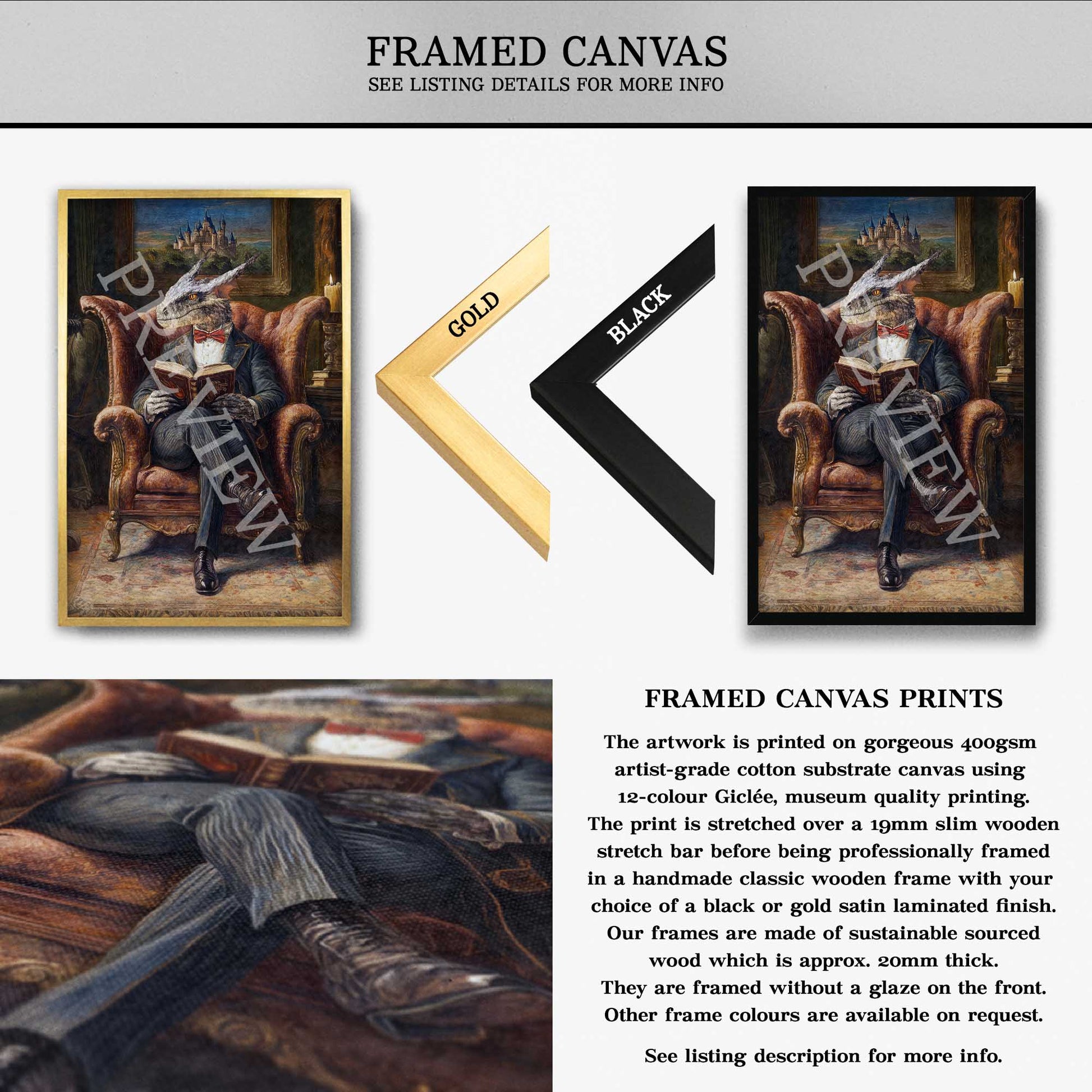 Dragon_Reading_Framed_Canvas_-_Vintage_Panda_Designs