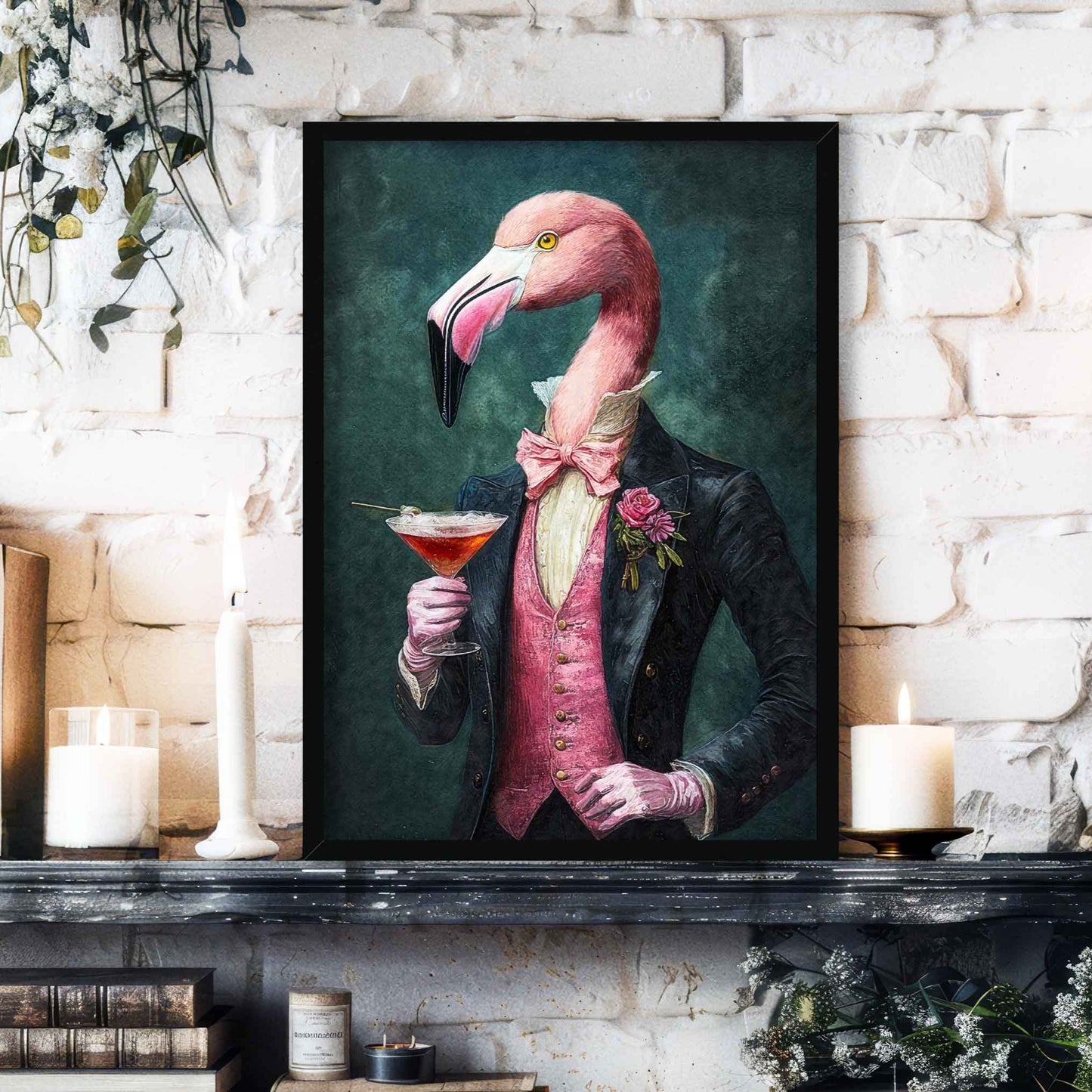 Flamingo_Man_with_Cocktail_Featured_-_Vintage_Panda_Designs