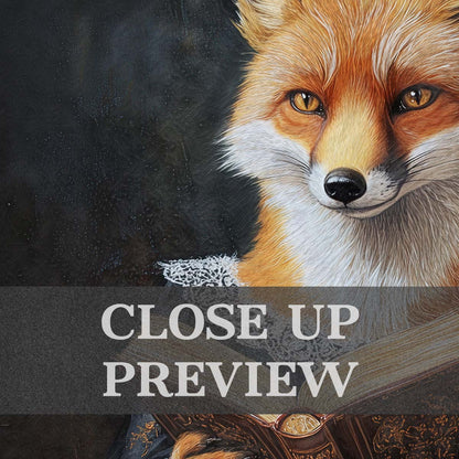 Fox_Reading_Book_Close_Up_-_Vintage_Panda_Designs