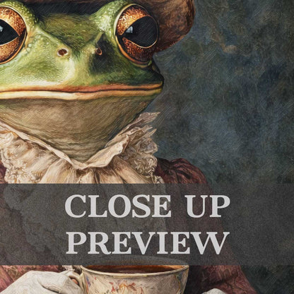 Frog_Lady_with_Tea_Portrait_Close_Up_-_Vintage_Panda_Designs
