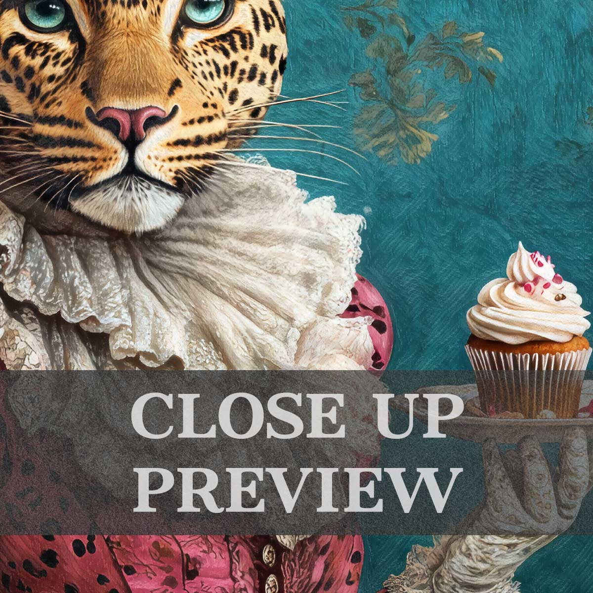 Leopard_with_Cupcake_Close_Up_-_Vintage_Panda_Designs