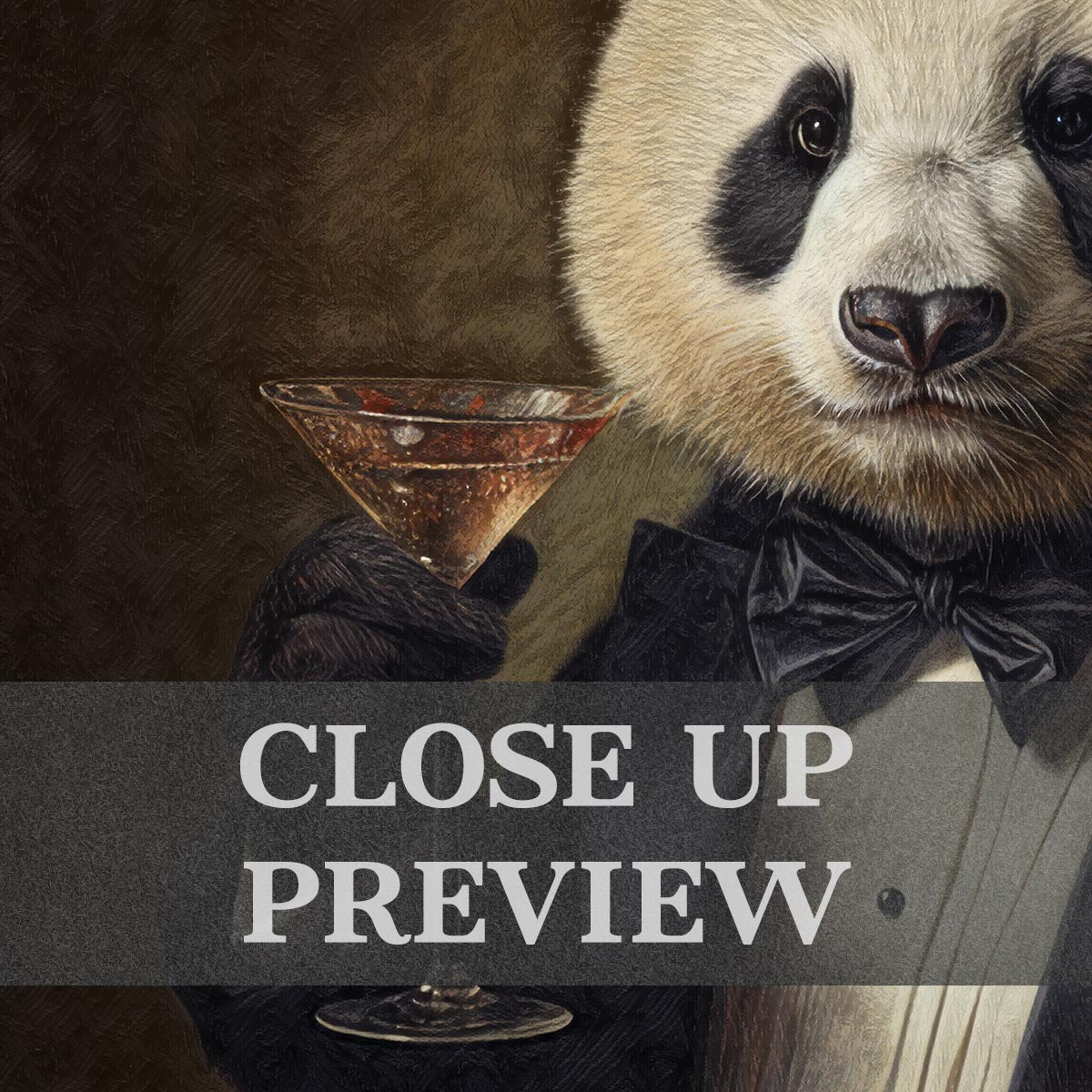 Panda_with_Cocktail_Close_Up_-_Vintage_Panda_Designs