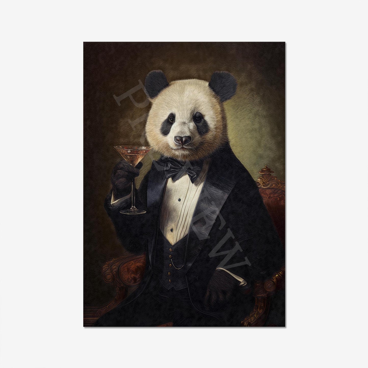 Panda_with_Cocktail_Print_-_Vintage_Panda_Designs