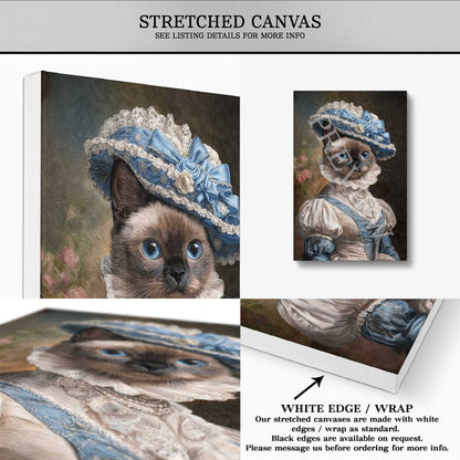 Ragdoll_Cat_Lady_Portrait_Framed_Canvas_-_Vintage_Panda_Designs