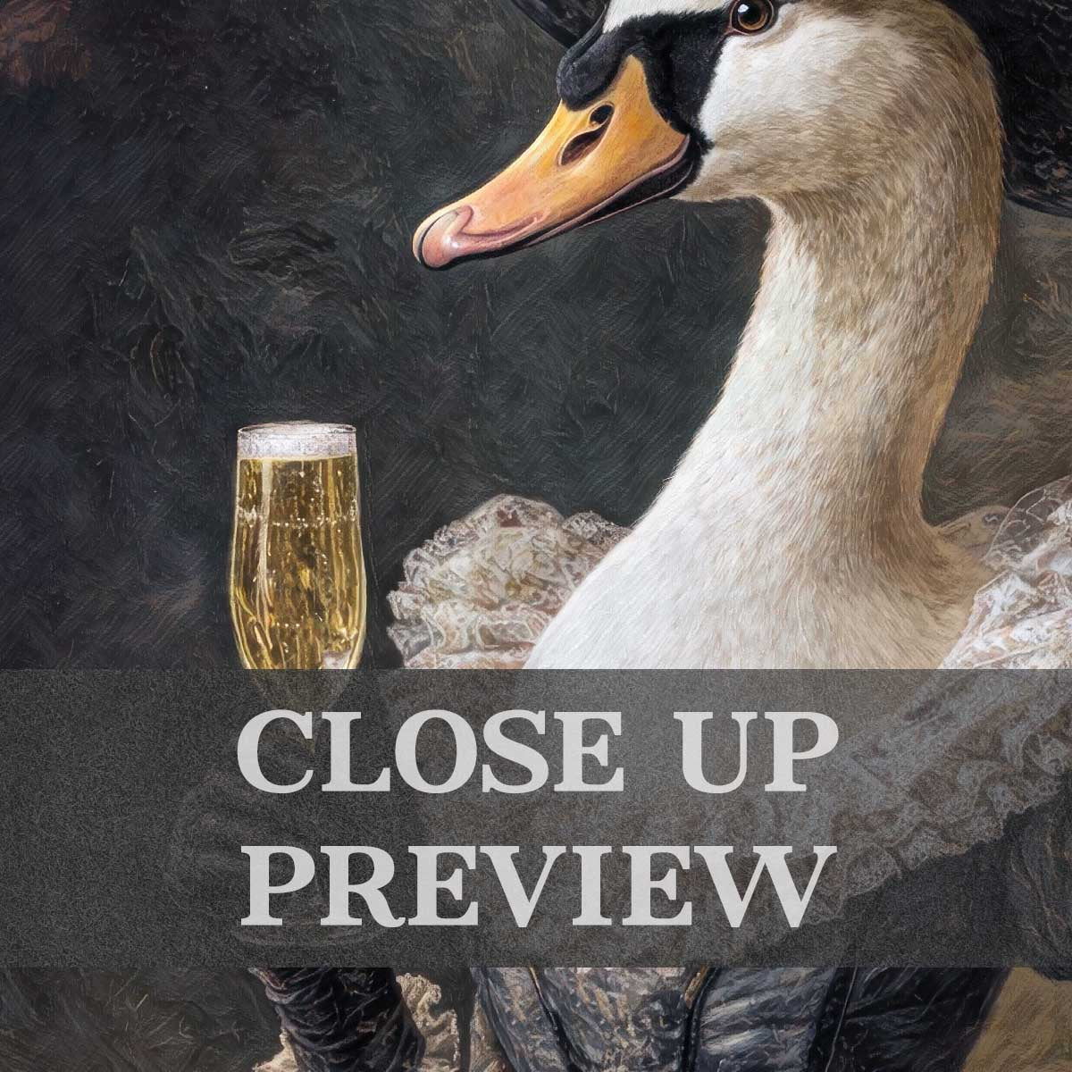 Swan_Lady_Drinking_Champagne_Close_Up_Preview_by_Vintage_Panda_Designs