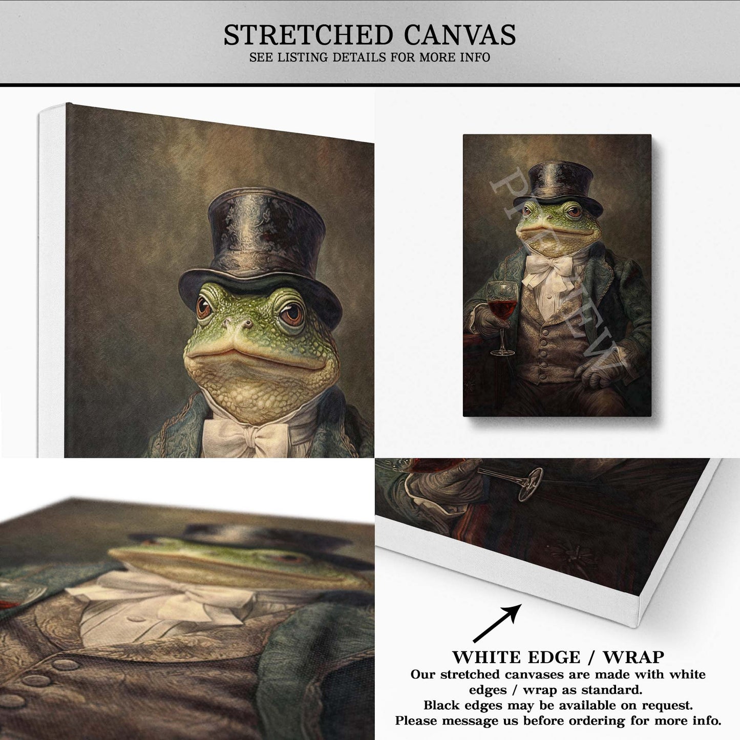 Toad Gentleman Wall Art Print