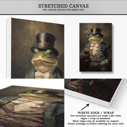 Toad Gentleman Wall Art Print